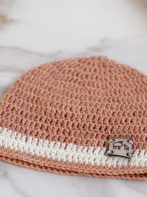 SnugBug Chrissie Beanie - KarooRose & cream